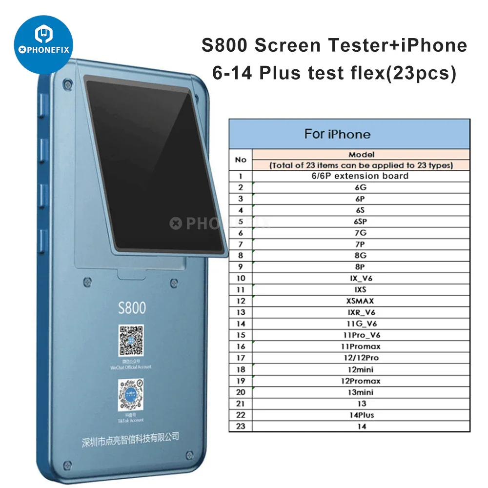 DL S800 Screen Tester For iPhone Samsung Huawei Xiaomi Oppo Vivo - Image 5