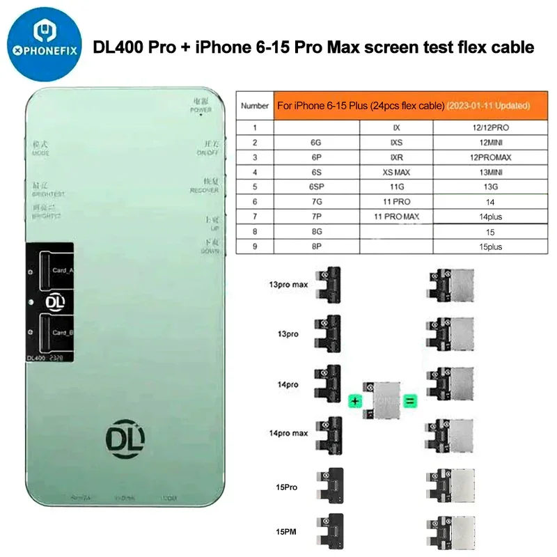 DL400 Pro Display Touch Digitizer Screen Tester For iPhone 6-17 Pro Max - Image 5