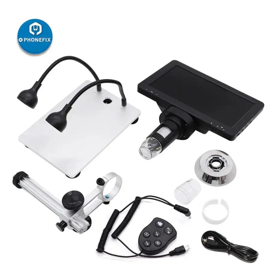 DM9 1200X 12MP USB Digital Microscope with 7 Inch Display Screen - Image 3