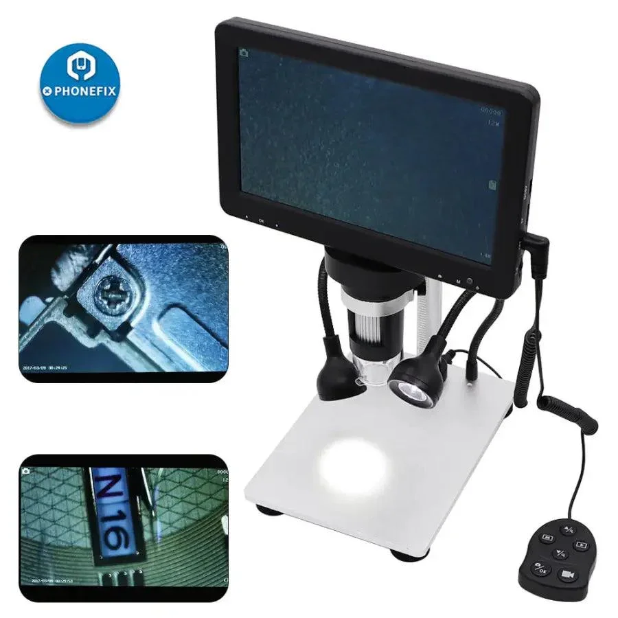 DM9 1200X 12MP USB Digital Microscope with 7 Inch Display Screen - Image 4