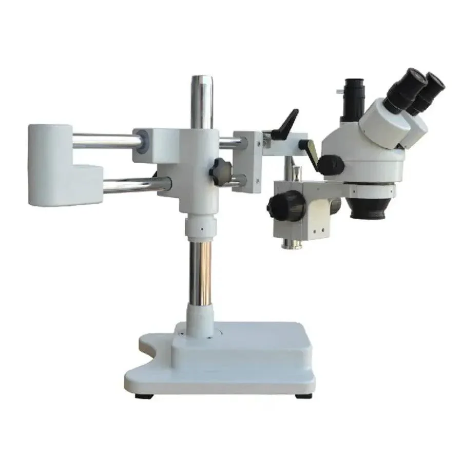 Double-Arm Boom Stereo Zoom Trinocular Microscope PCB Soldering - Image 3