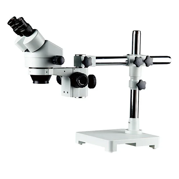 Double-Arm Boom Stereo Zoom Trinocular Microscope PCB Soldering - Image 5