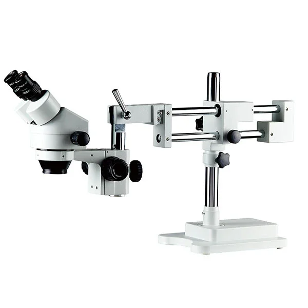 Double-Arm Boom Stereo Zoom Trinocular Microscope PCB Soldering - Image 6
