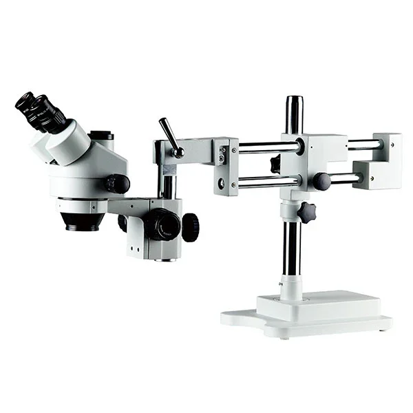 Double-Arm Boom Stereo Zoom Trinocular Microscope PCB Soldering - Image 8