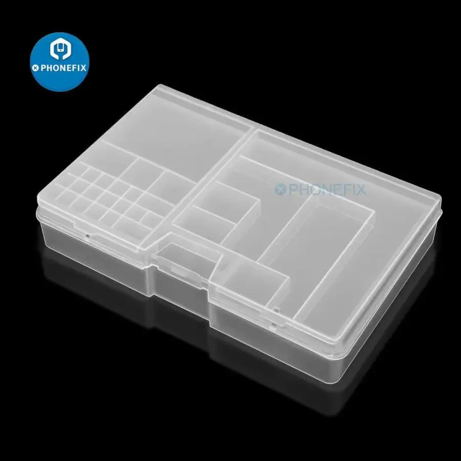 Double-layer PVC Component Storage Box for Phone IC Repair Parts - Image 5