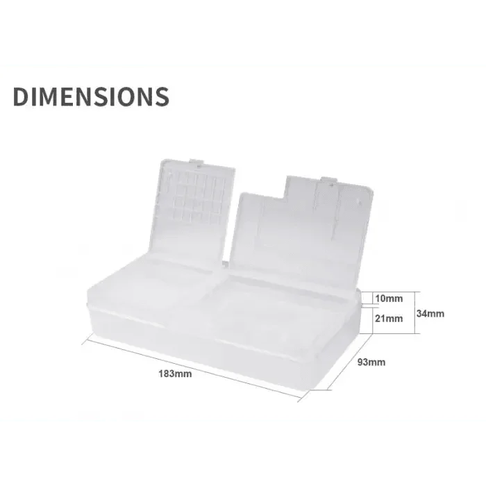 Double-layer PVC Component Storage Box for Phone IC Repair Parts - Image 7