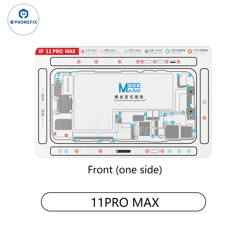Double-sided Screw Positioning Magnetic Pad For iPhone X-15 Series - Image 10