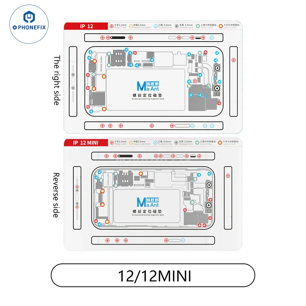 Double-sided Screw Positioning Magnetic Pad For iPhone X-15 Series - Image 11