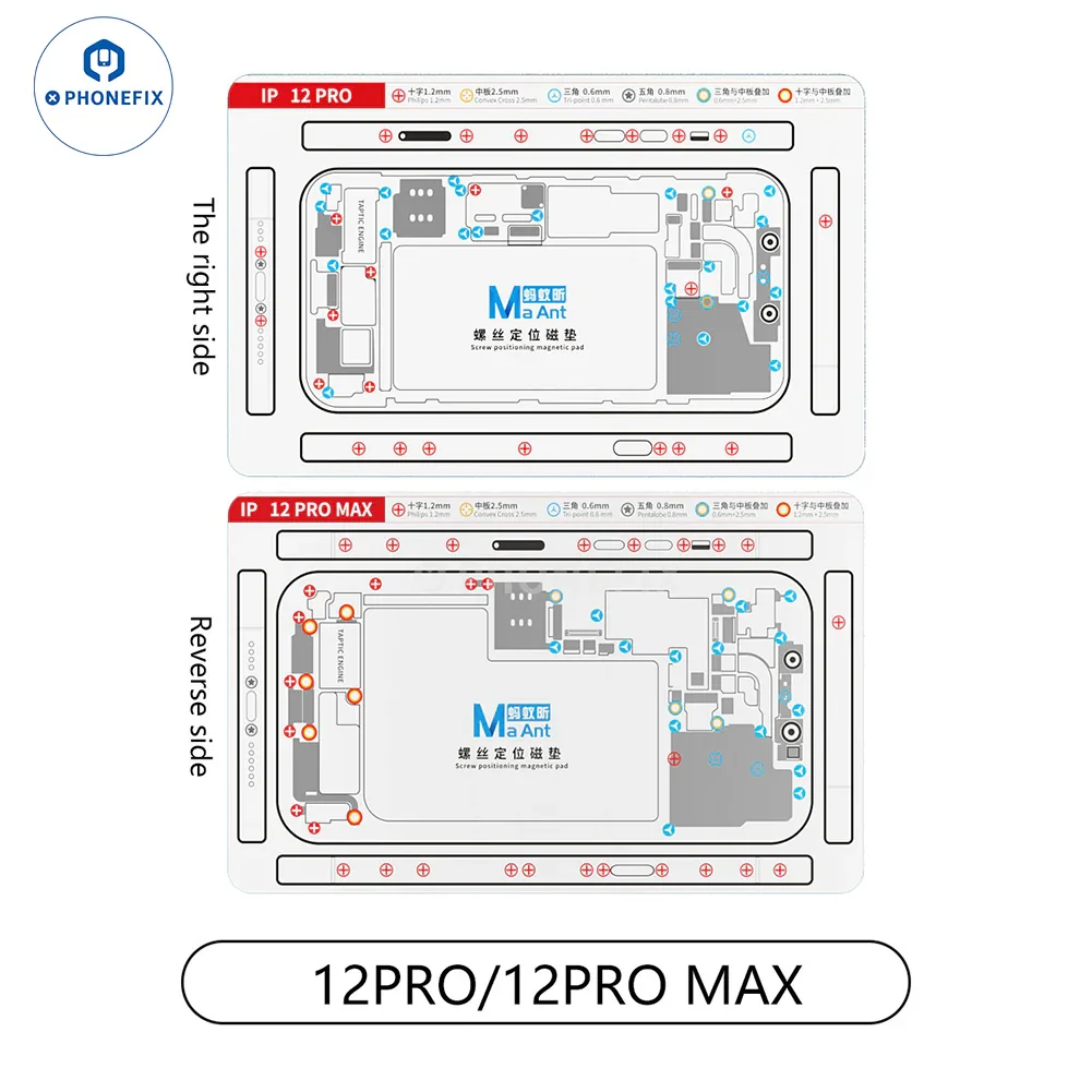 Double-sided Screw Positioning Magnetic Pad For iPhone X-15 Series - Image 12
