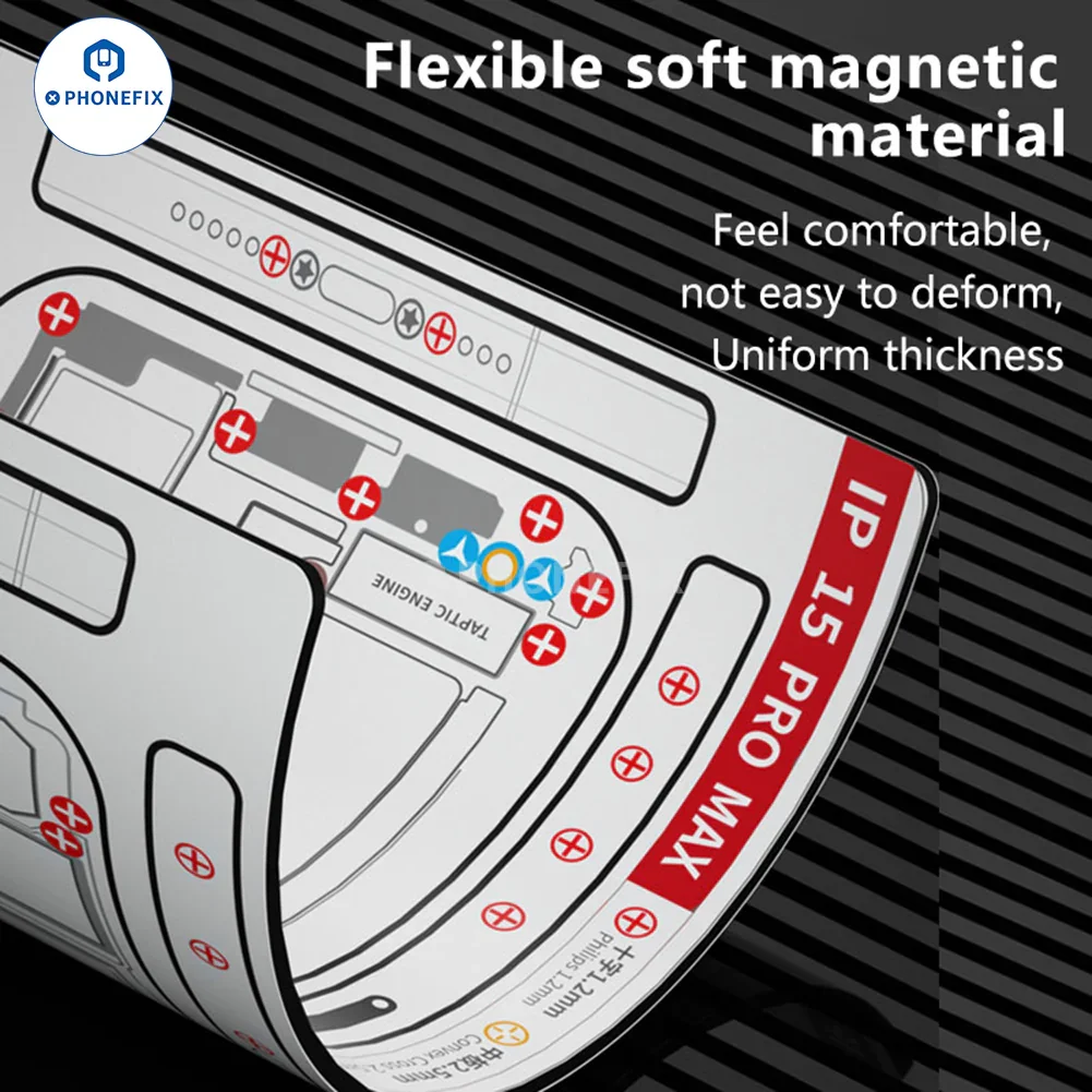 Double-sided Screw Positioning Magnetic Pad For iPhone X-15 Series - Image 3
