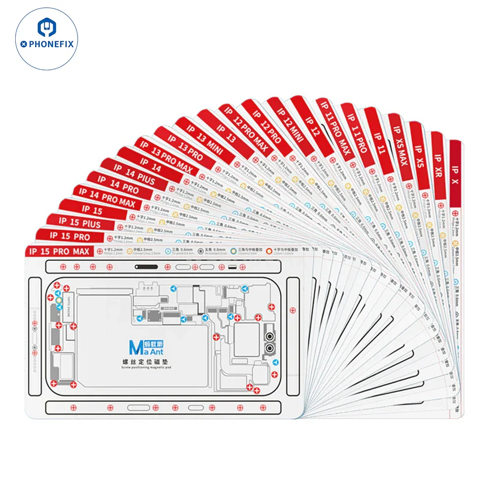 Double-sided Screw Positioning Magnetic Pad For iPhone X-15 Series - Image 4