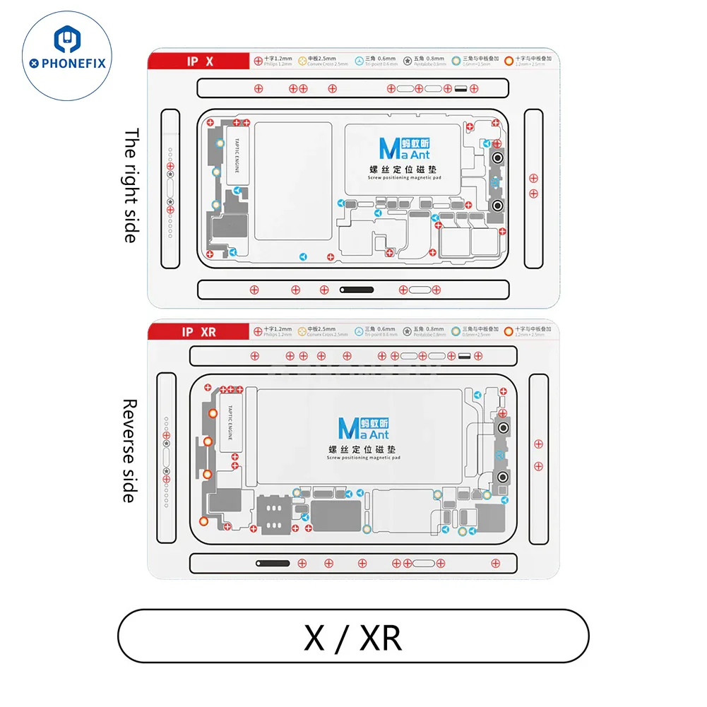 Double-sided Screw Positioning Magnetic Pad For iPhone X-15 Series - Image 7