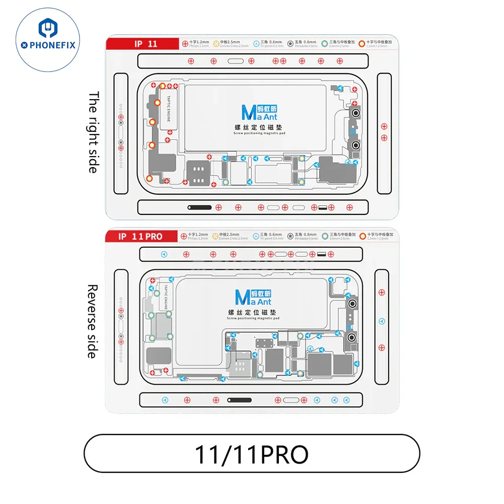 Double-sided Screw Positioning Magnetic Pad For iPhone X-15 Series - Image 9