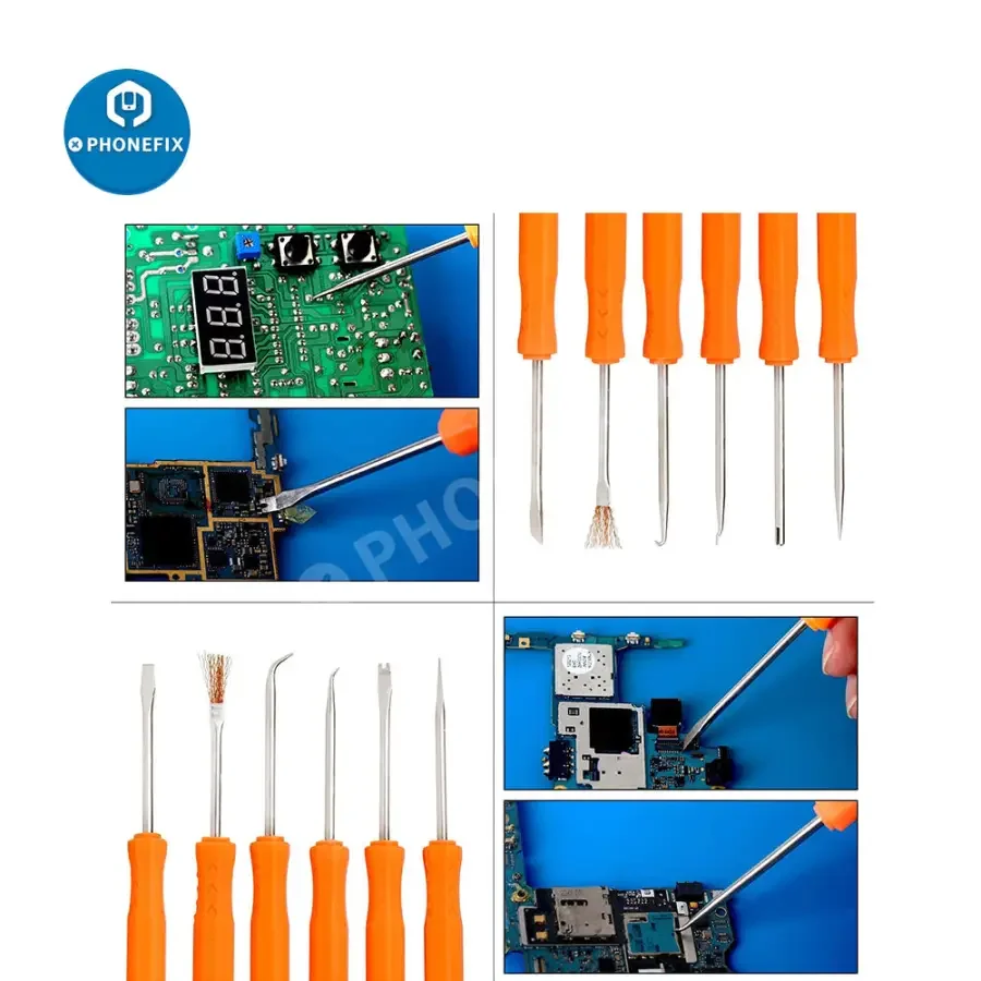 Double Sided Soldering Assist Aid Repair Tool With 2 Precision Tweezers - Image 2