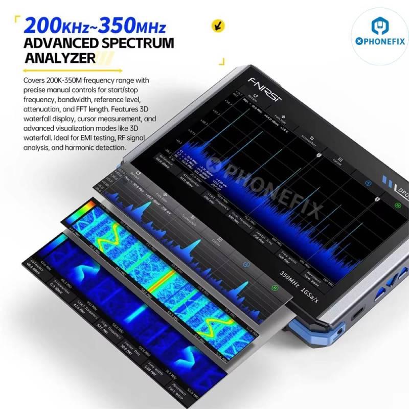 DPOS350P 4in1 Tablet Oscilloscope 350MHz Signal Generator - Image 3