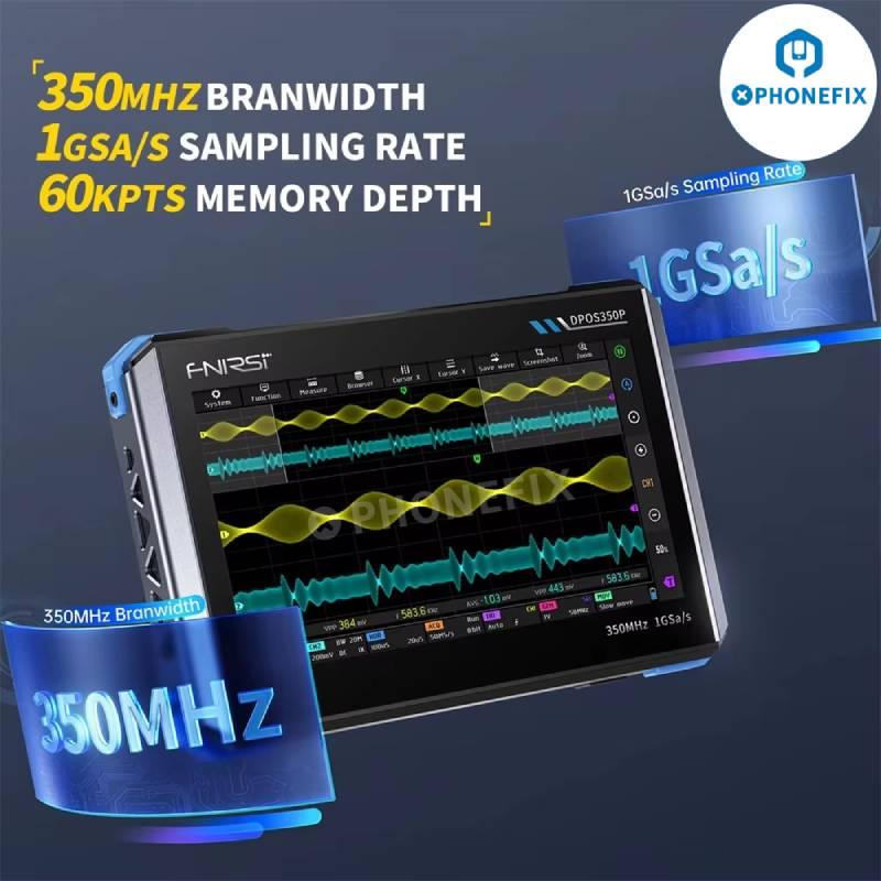 DPOS350P 4in1 Tablet Oscilloscope 350MHz Signal Generator - Image 4