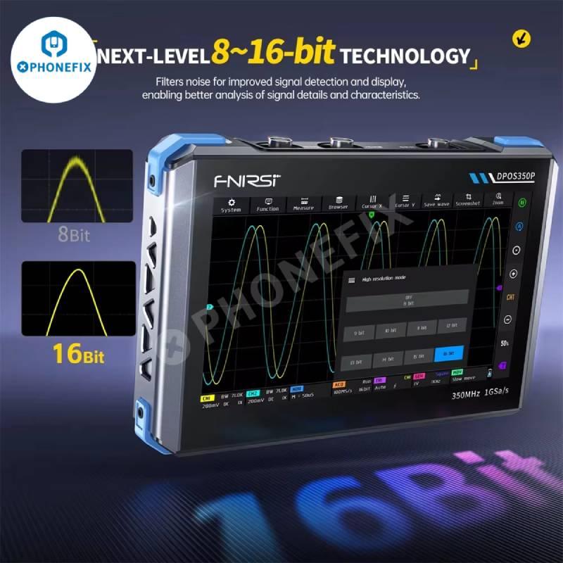 DPOS350P 4in1 Tablet Oscilloscope 350MHz Signal Generator - Image 5