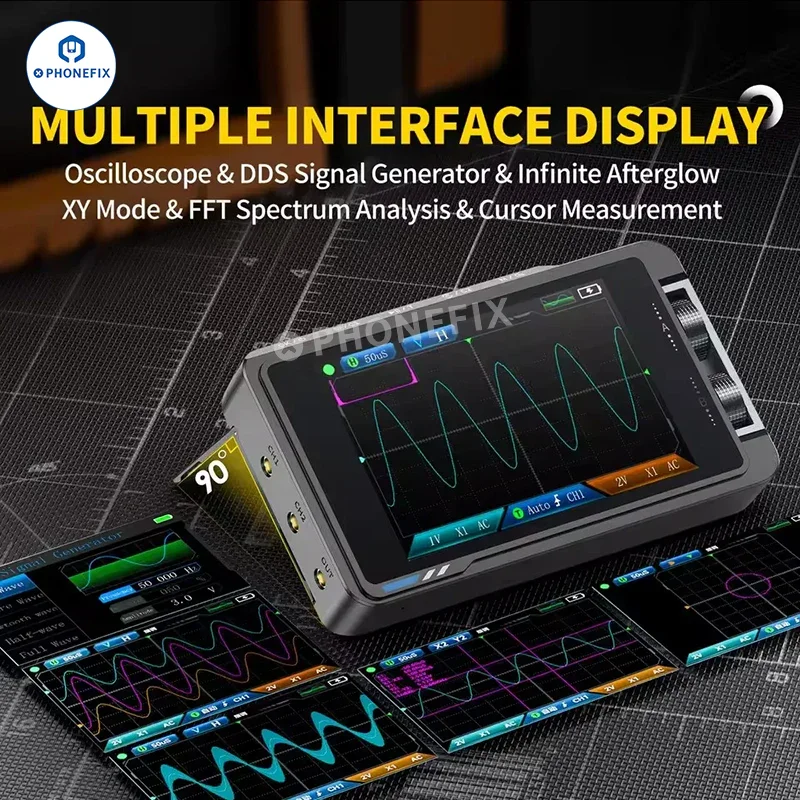 DS215H Mini Oscilloscope 2in1 Dual Channel Signal Generator - Image 3
