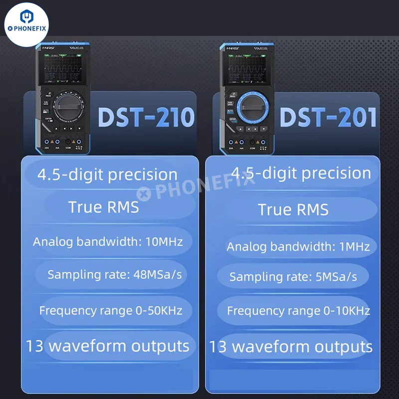 DST210 DST201 Multimeter Oscilloscope Signal Generator 3in1 - Image 6