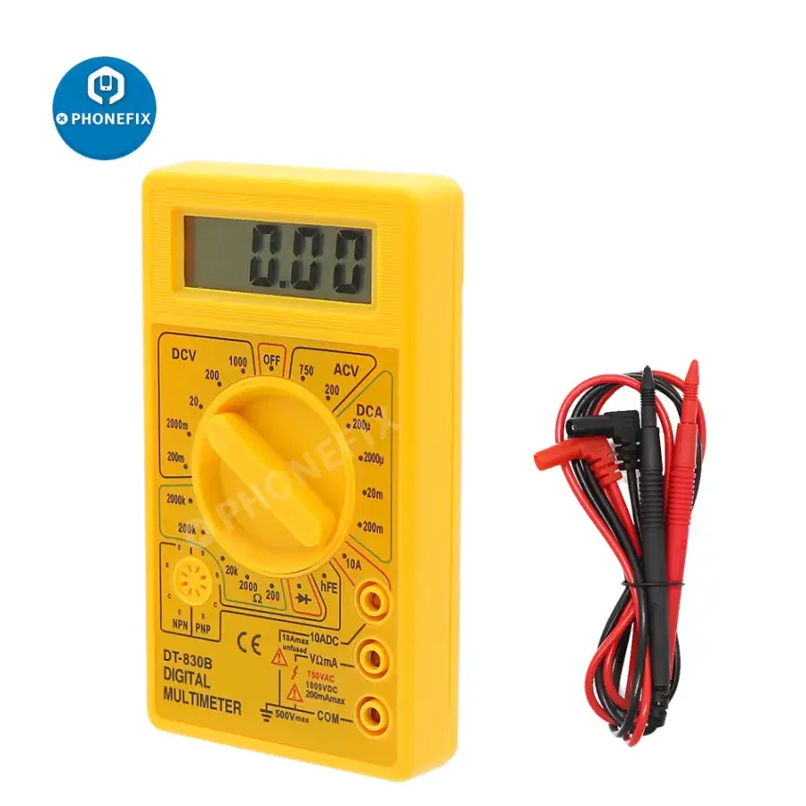DT830B Digital Multimeter LCD Voltmeter Ammeter Ohm Tester - Image 5