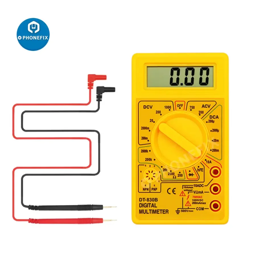 DT830B Digital Multimeter LCD Voltmeter Ammeter Ohm Tester - Image 6