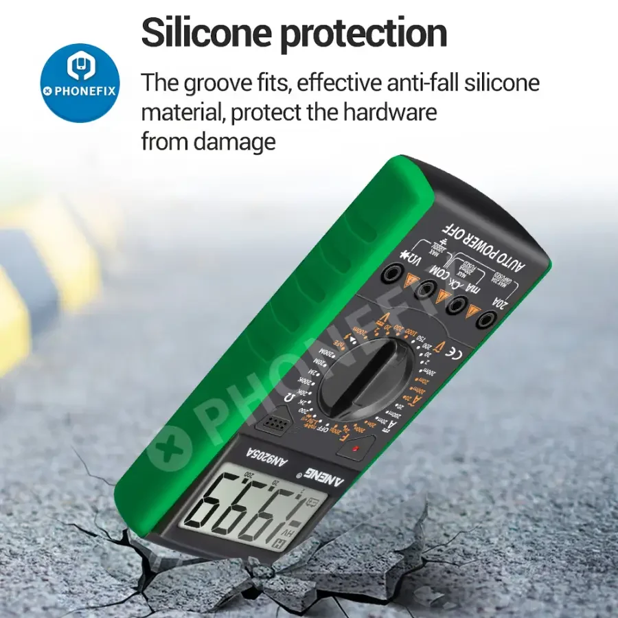 DT9205A+ Digital Multimeter AC/DC Voltage Tester with 9V Battery - Image 4