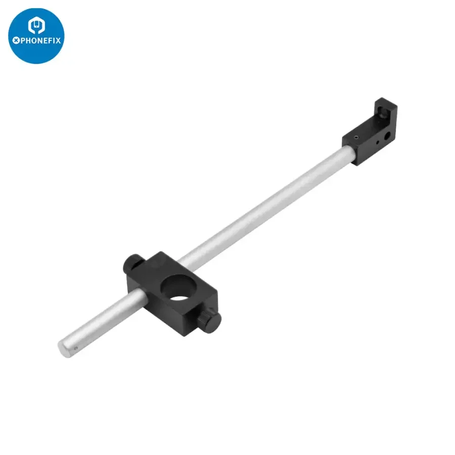 Dual Arm Boom Stand Adjustable Metal Holder Set For Microscope Camera - Image 12