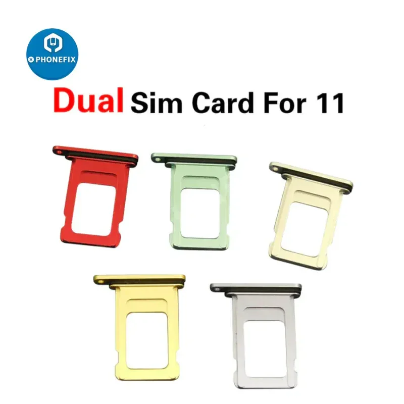 Dual SIM Card Tray Holder Slot Replacement For iPhone X-14 Series - Image 3