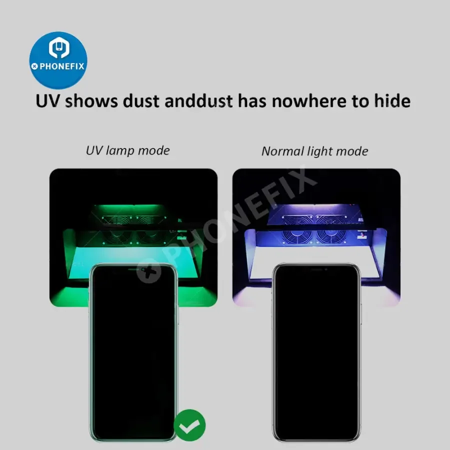 Dust Free Room Work Table With UV Lamp For LCD Screen Refurbishing - Image 2