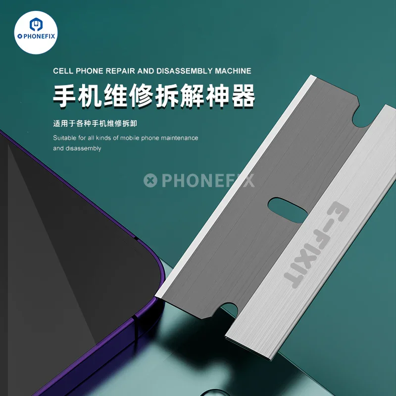 E-Fixit BRD009 Black Blade Single-Sided Blade For iPhone Repair - Image 4