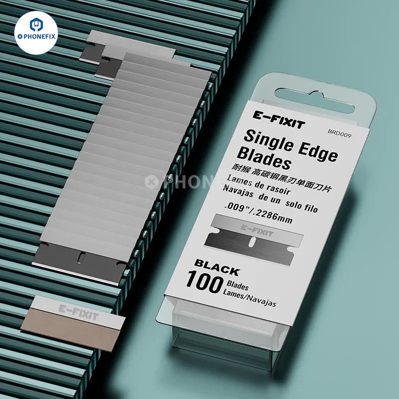 E-Fixit BRD009 Black Blade Single-Sided Blade For iPhone Repair - Image 7