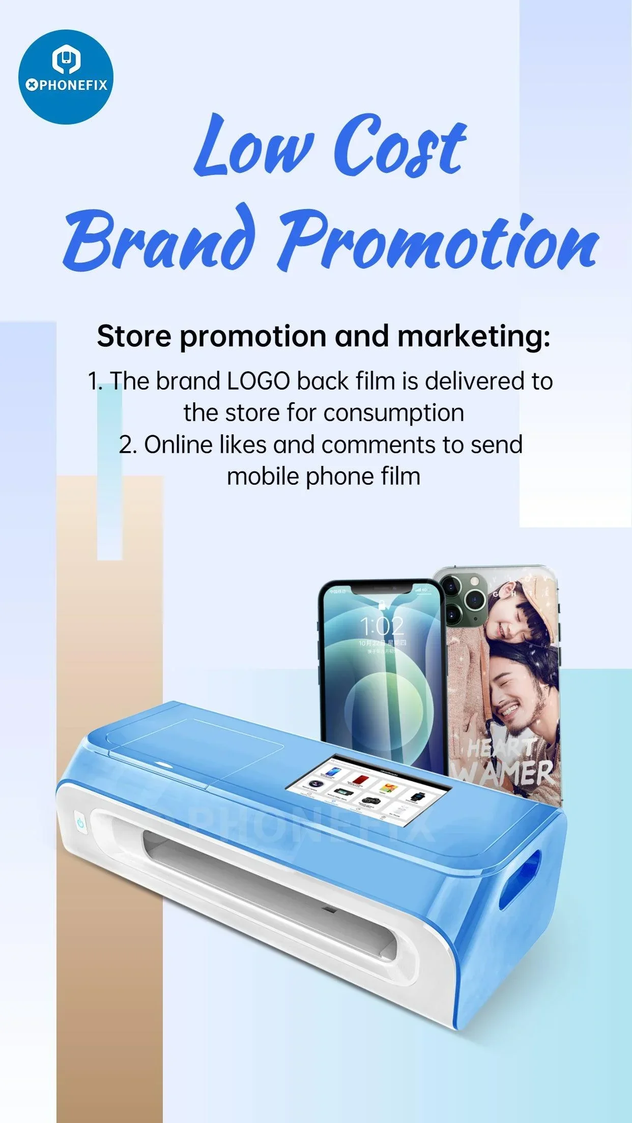 E210 Unlimited Film Cutting Machine Screen Protector Cutter - Image 10
