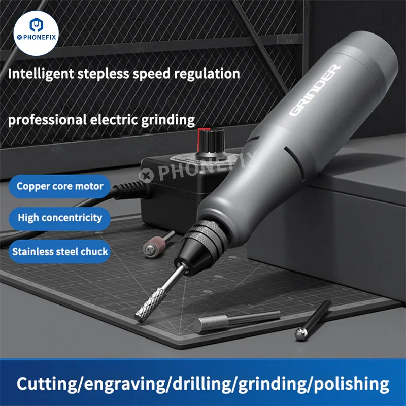 E288-02 Mini Electric Handheld Grinding Machine IC Polishing Pen - Image 2