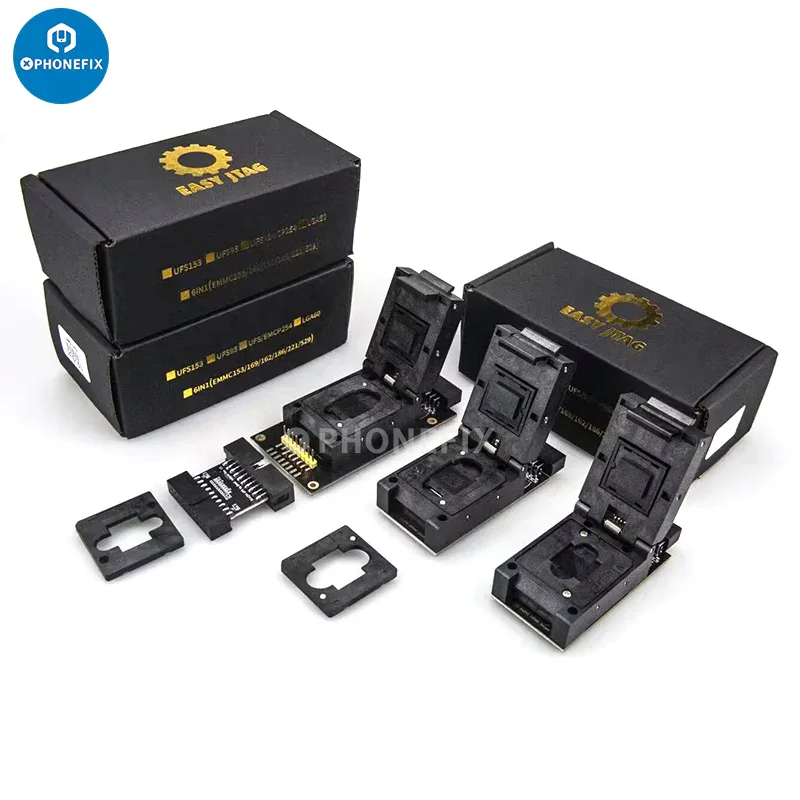 Easy JTAG Plus Box With 6 in 1 EMMC UFS BGA254/153/95 Socket - Image 10