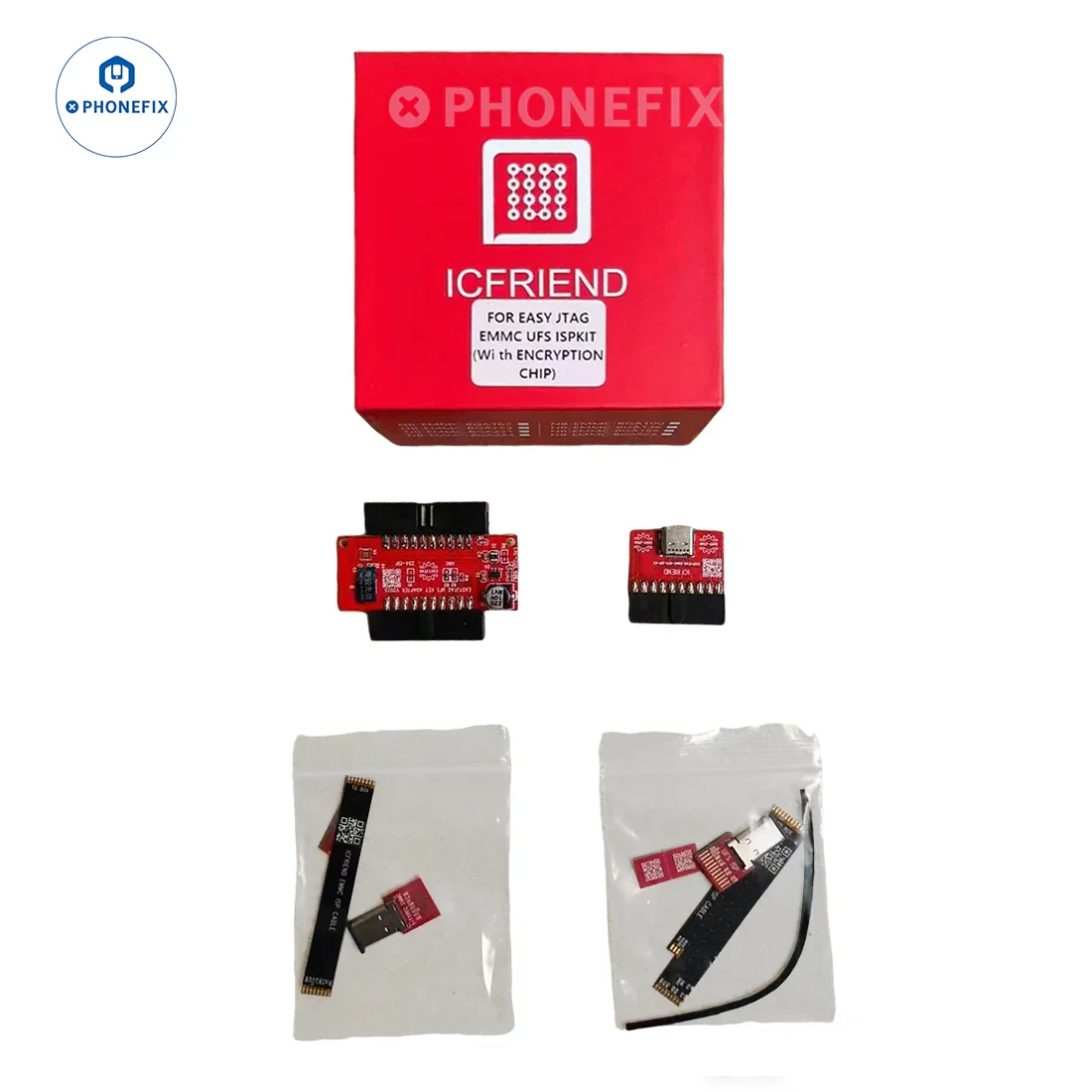 Easy JTAG Plus Box With 6 in 1 EMMC UFS BGA254/153/95 Socket - Image 16