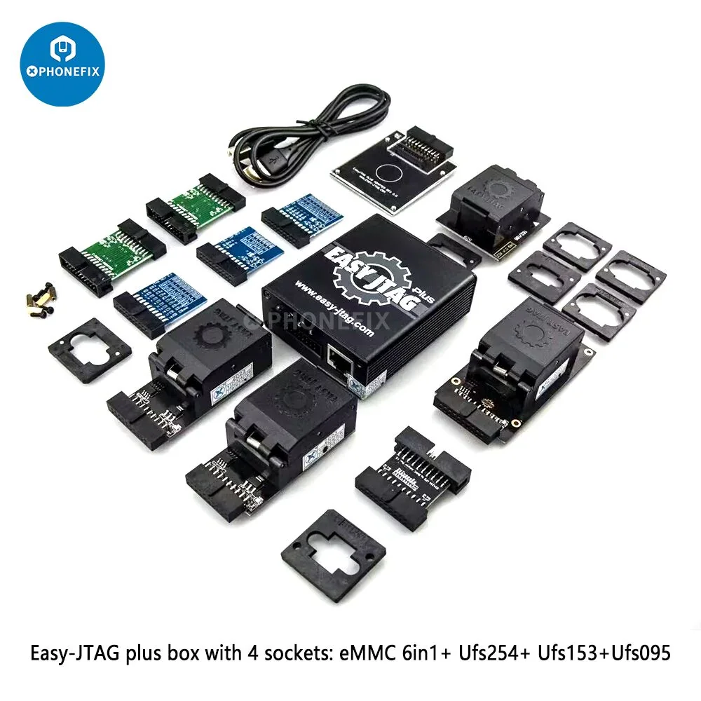 Easy JTAG Plus Box With 6 in 1 EMMC UFS BGA254/153/95 Socket - Image 4