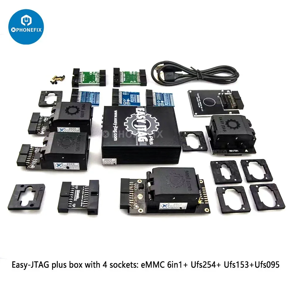 Easy JTAG Plus Box With 6 in 1 EMMC UFS BGA254/153/95 Socket - Image 8