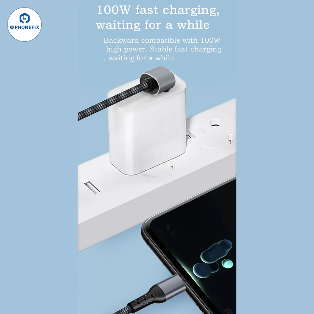 Elbow PD Fast Charging Data Cable Type-C Lightning for Mobile Phone - Image 5