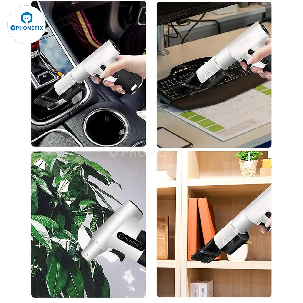 Electric Turbofan Handheld Blowing Suction Dust Removal Cooling Fan - Image 3
