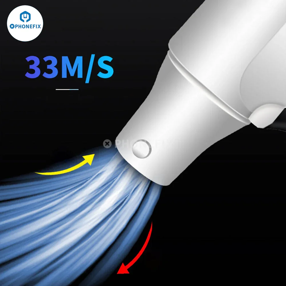 Electric Turbofan Handheld Blowing Suction Dust Removal Cooling Fan - Image 7