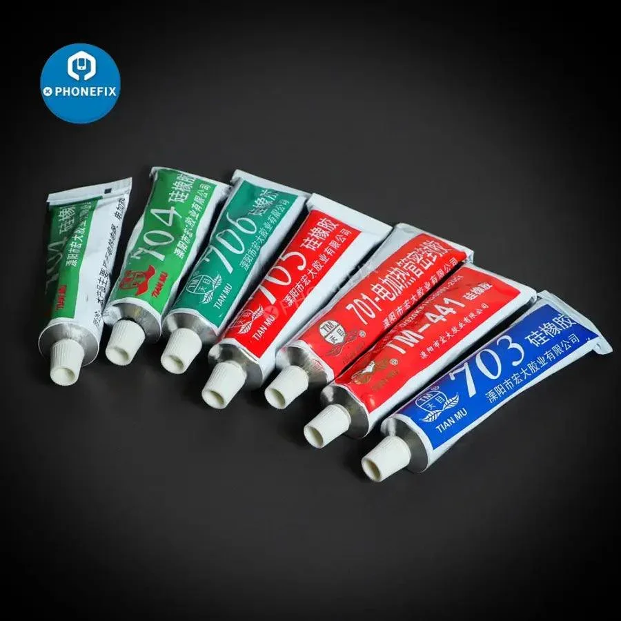 Electronic Industrial Silicone Rubber Sealing Glue Sealant Adhesive - Image 2