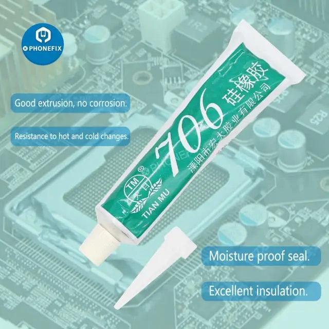 Electronic Industrial Silicone Rubber Sealing Glue Sealant Adhesive - Image 6