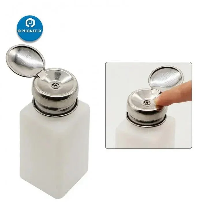 Empty Alcohol Bottle with Stainless Steel Cap for Phone Cleaning Tool - Image 5