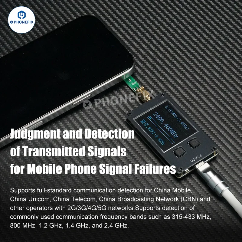 F2400 Signal Frequency Tester for Phone/BlueTooth/WiFi/Car Key Repair - Image 2