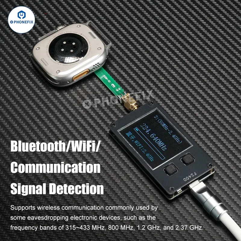 F2400 Signal Frequency Tester for Phone/BlueTooth/WiFi/Car Key Repair - Image 3
