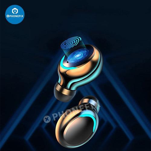 F9-5C Wireless Bluetooth Earphones Noise Reduction Earbuds With LED - Image 10