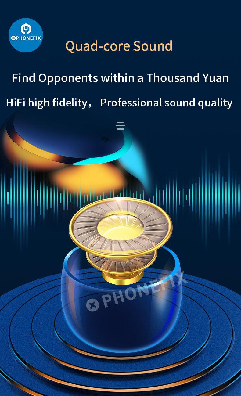 F9-5C Wireless Bluetooth Earphones Noise Reduction Earbuds With LED - Image 14