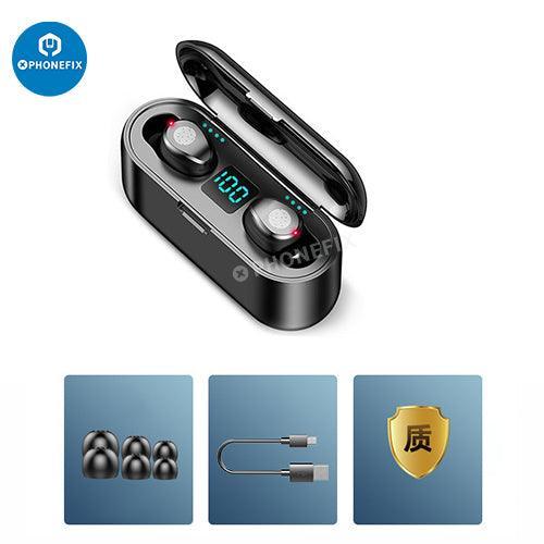 F9-5C Wireless Bluetooth Earphones Noise Reduction Earbuds With LED - Image 27