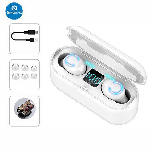 F9-5C Wireless Bluetooth Earphones Noise Reduction Earbuds With LED - Image 33