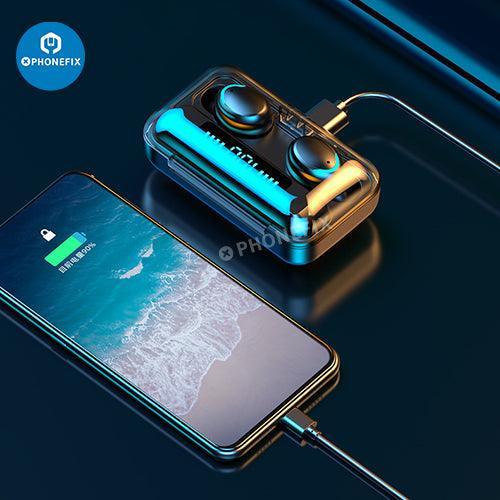 F9-5C Wireless Bluetooth Earphones Noise Reduction Earbuds With LED - Image 6